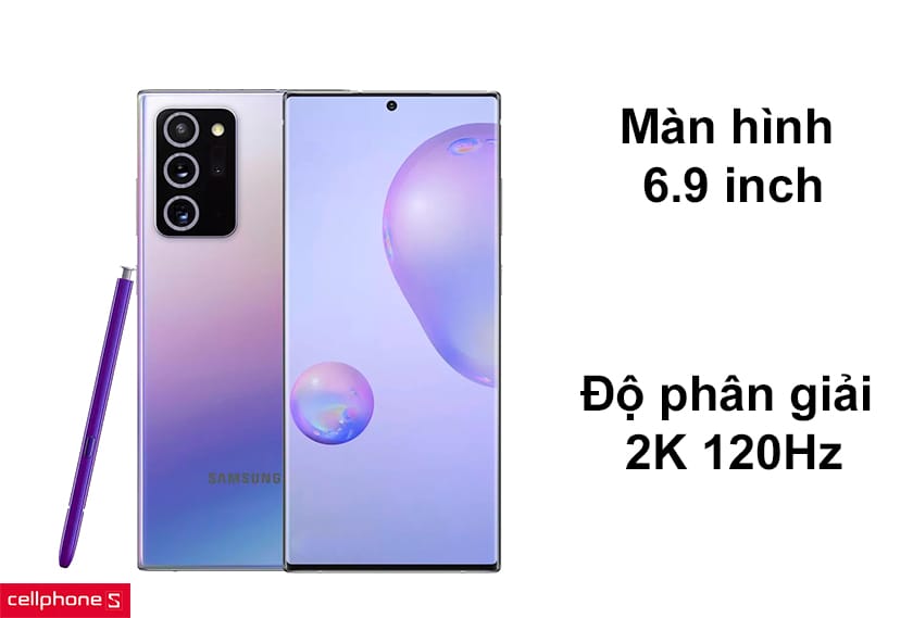 Màn hình 6.9 inch độ phân giải 2K 120Hz, cấu hình mạnh mẽ