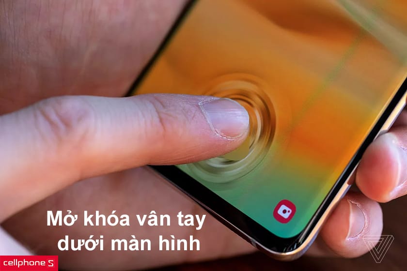 cảm biến vân tay dưới màn hình