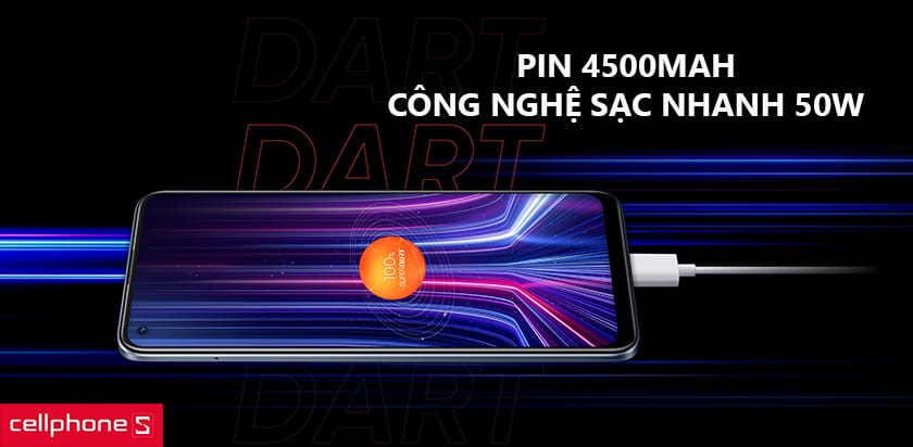 Pin 4200mAh, công nghệ VOOC 4.0