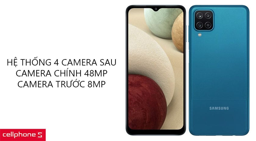 Hệ thống 3 camera sau với ống kính góc siêu rộng và camera trước 8MP